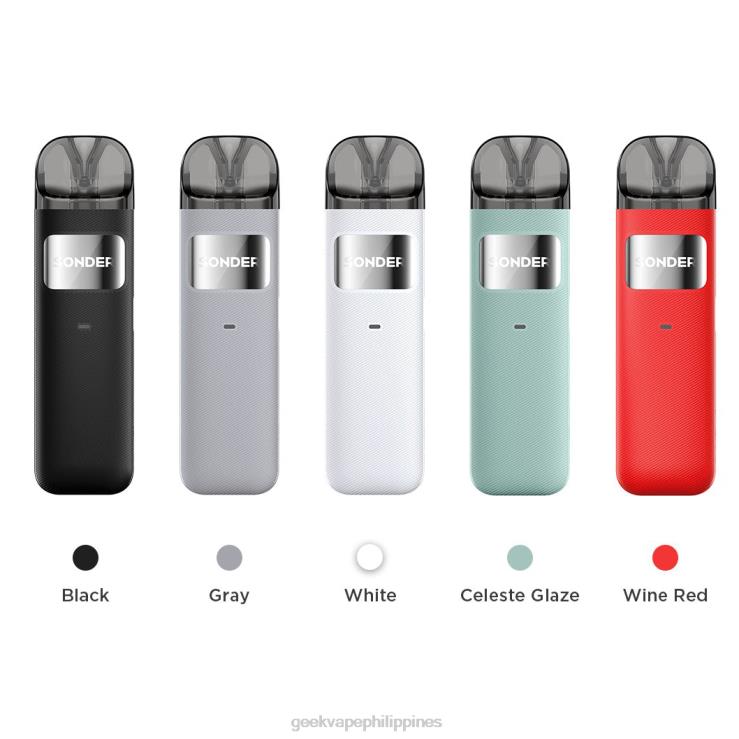 Geek Bar Vape Philippines GeekVape Sonder U Pod System Kit 1000mAh Wine Red V680P133