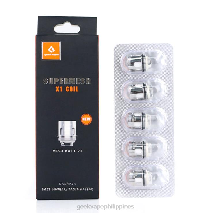 GeekVape Philippines Store GeekVape Super Mesh X1/X2 Coils (New Version) 0.2OHM V680P18